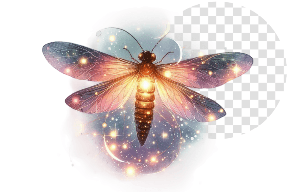 Download Magical Watercolor Firefly Mystical - Magical Collection
