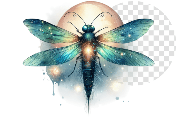Download Magical Watercolor Firefly Mystical - Magical Collection