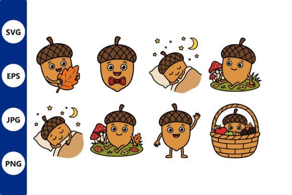 Download Acorn Characters Woodland Bundle - Woodland bundle Collection