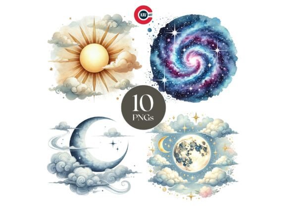 Download Magical Galaxy and Fantasy Space Stars - Magical Collection