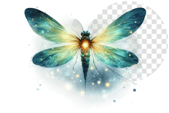 Download Magical Watercolor Firefly Mystical - Magical Collection