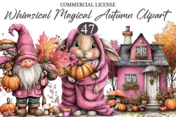 Download Whimsical Magical Autumn Clipart - Magical Collection