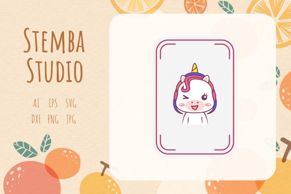 Download Face Unicorn Cute Illustration Vector - Premium Resources